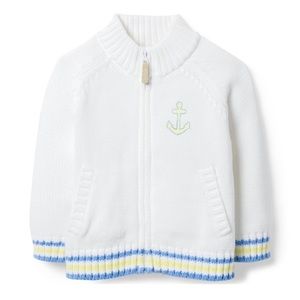 Janie and Jack Anchor Sweater Jacket